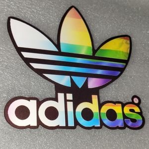 3/$15 Adidas Holographic Lenticular Decal, Waterproof Sticker